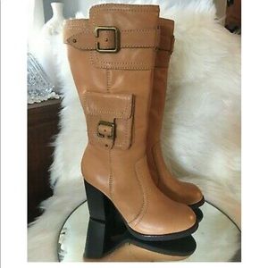 Chunky heel boot